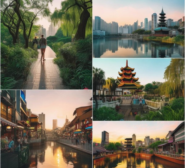 魔都风情漫步，五大景区带你畅游无价之美