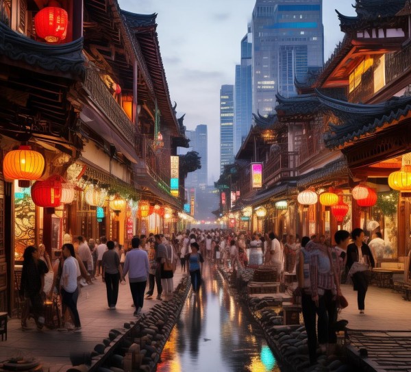 杯化市，历史与现代交融的璀璨画卷