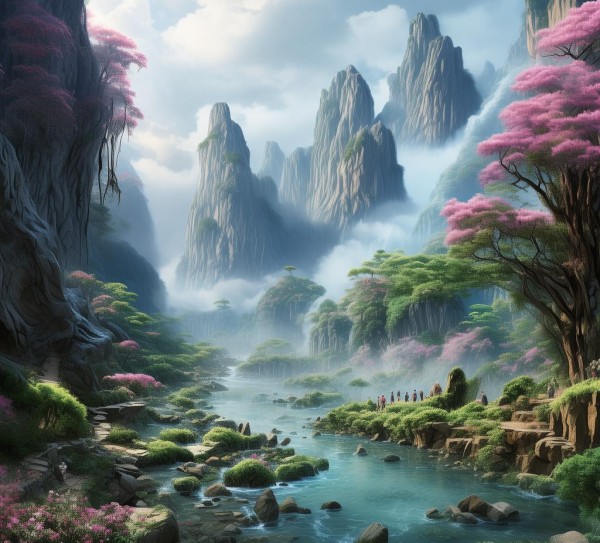 东海灵岩，一幅令人心醉的山水探秘之旅